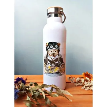 Termoska Termoláhev s bambusovým víčkem Pilot 750 ml - Art&Deco by TSD 28551