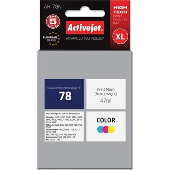 Počítač AH-578N, Inkoustová cartridge ActiveJet HP C6578AE barevná č.78 (47ml)