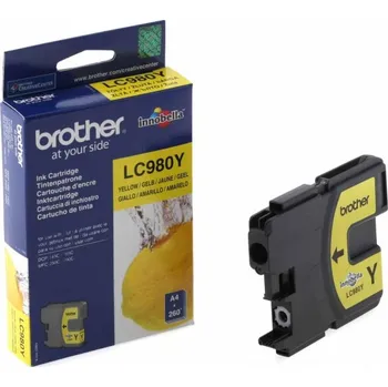 Počítač Inkoustová cartridge Brother LC-980Y, žlutá