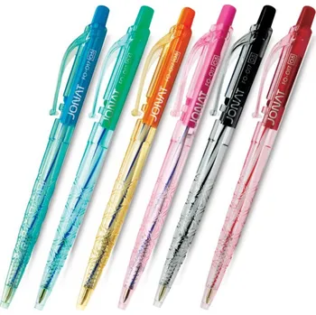 FlexOffice Jonat, kuličkové pero modré, mikro hrot