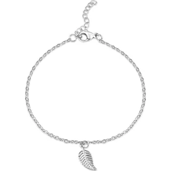 Náramek Ocelový náramek s pírkem - Meucci DS463