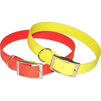 Obojek pro psa Zubíček Klasický obojek (BIOTHANE) Barva: Oranžová, Délka: 35 cm (šíře 16 mm)