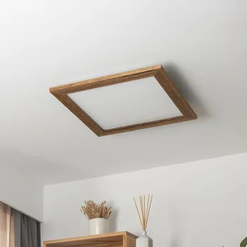 Brilagi - LED Stmívatelné svítidlo SLIMFRAME WOOD LED/36W/230V 49,5x49,5 cm + DO