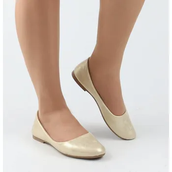 Dámské baleríny Dámské balerínky 9BL02-1029 Zlatá - eVento zlatá 40