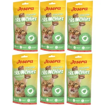 Krmivo pro kočku JOSERA Crunchies - s catnipem (pamlsek pro kočky) 6x60g