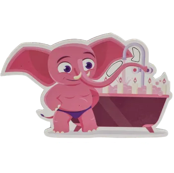 Merch Sexy Elephant – sběratelský magnet Vana