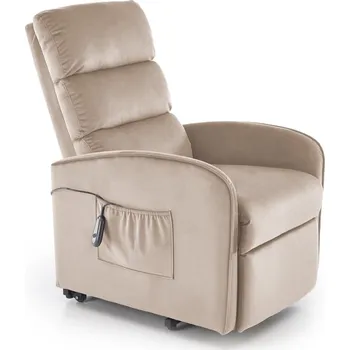 Křeslo RAMONI samet Béžové