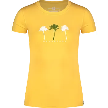 Dámské tričko Dámské triko NORDBLANC COASTLINE NBSLT8168 ŽLUTÁ 34