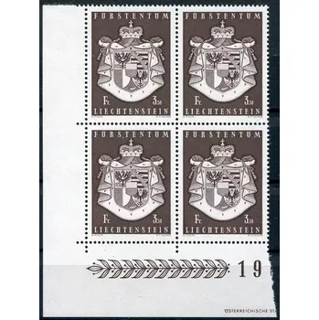 Poštovní známka (1969) MiNr. 506 ** (4-bl) - Lichtenštejnsko - Státní znak