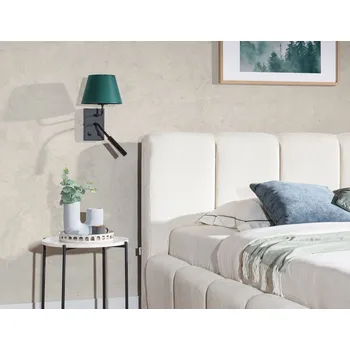 Stojací lampa Vespillo 18x26x38cm nástěnné svítidlo 2A zelený/zlatý