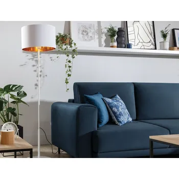 Stojací lampa Vespillo 40x40x150cm stojací 1 bílý/zlatý