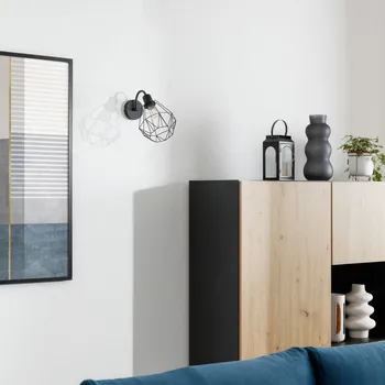 Nástěnné svítidlo Bendinni 19x30x26cm nástěnné svítidlo 1 černý