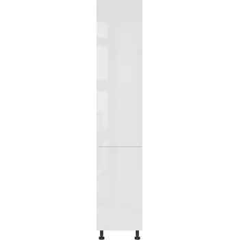 Kuchyňská skříňka Black red white D-40/207 dolní skříňka vysoká P/P - L/L kuchyně Top Line Zvolte stranu: levé provedení, Barva korpusu skříněk: Šedá grenola, Zvolte barvu dvířek: Bílá lesk