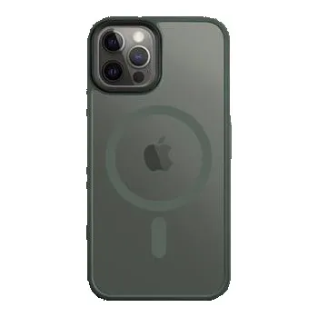 Pouzdro na mobilní telefon Kryt TACTICAL Hyperstealth pro Apple iPhone 12 / 12 Pro - MagSafe - lesně zelený
