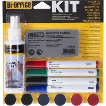 Kancelářský nábytek Q Startovací sada pro bílé magnetické bílé tabule, střední
