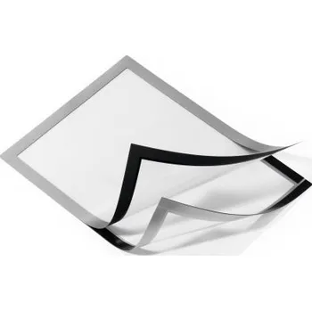 Durable 4899, samolepící rámeček DURAFRAME A4 stříbrný 1 ks