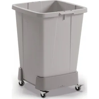 Odpadkový koš Durable DURABIN TROLLEY 90, pojízdný vozík pro odpadkové koše 90 litrů, rPP
