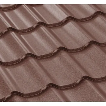 plechová krytina BILKA CLASIC - plechová střešní krytina - MATNÁ SP35 Barva: RAL 8017/ čokoládově hnědá