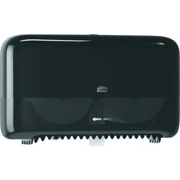 Tork 558048, Mid-size Twin zásobník na bezdutinkový toaletní papír, T7, černý