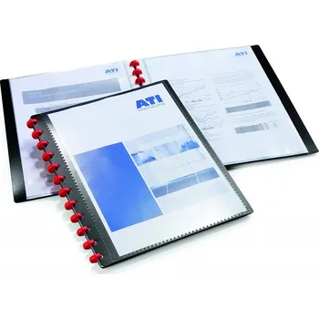 Archivační box Durable DURALOOK EASY PLUS, katalogová kniha 20 kapes, kroužková vazba