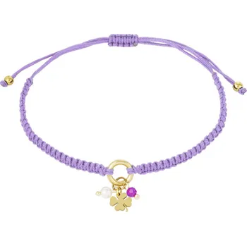 Náramek Náramek FELICITY Lilac Gold