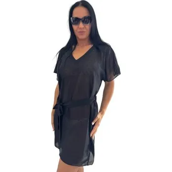 Dámské šaty Dámské plážové šaty Ninnananna A300 černá S/M