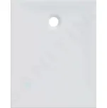 Geberit Nemea Sprchová vanička 100x80 cm, protiskluz, matná bílá, 550.593.00.1