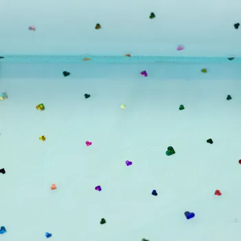 Tyl Srdíčka MÁTA (E) (Jemný tyl)