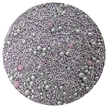 Přisada na vaření a pečení Cukrové zdobení Stříbrný poklad 80g - I LOVE CAKES