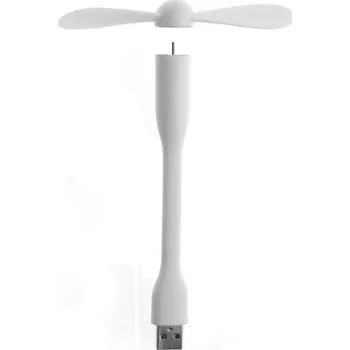 Domácí ventilátor Mini ventilátor | USB větráček - Bílá