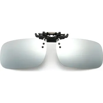 Polarizační klip na brýle pro řidiče a cyklisty - Stříbrná