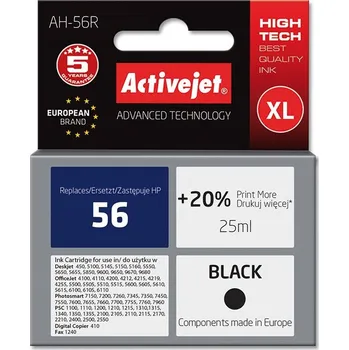 Počítač AH-56R, Inkoustová cartridge černá ActiveJet HP C6656A černá č.56 (25ml)