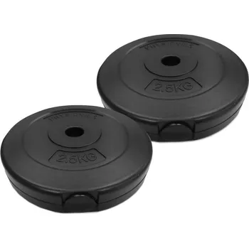 Physionics Sada zátěžových desek 2 x 2,5 kg, 30/31 mm