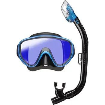 Potápěčská maska Set maska + šnorchl SERENE ADULT, TUSA modrá