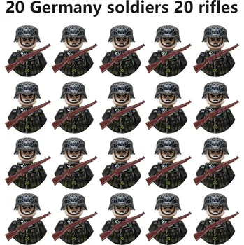 Stavebnice LEGO Vojenské stavební figurky WW2 | Styl Lego - 3