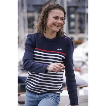 Dámský svetr PENELOPE Maëlle Navy/Ecru/Red S