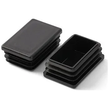 Plotový sloupek Zátka do jeklu obdélníková 20x100mm černá varianta 1 ks