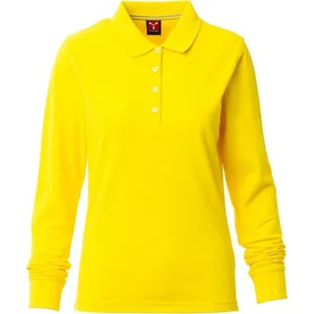 Dámské oblečení Payperwear Dámská polokošile Florence s dlouhým rukávem Barva: Žlutá, Velikost: S