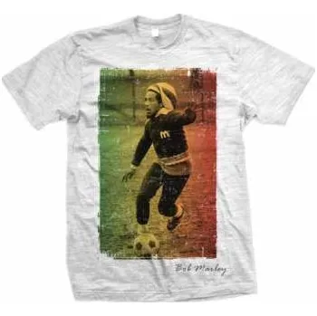 Pánské tričko Merch Bob Marley & The Wailers: Tričko Rasta Football XL