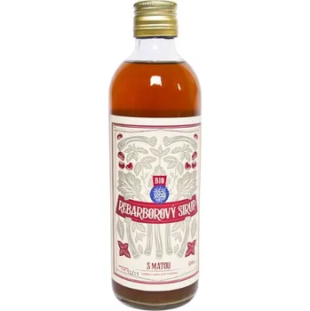 Sirup Rebarborový BIO sirup s mátou 500 ml | JASAN