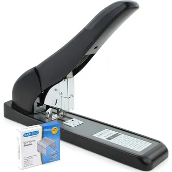 Rapesco ECO HD-210 Rapesco, velkokapacitní bloková sešívačka, výkon 210 listů, černá