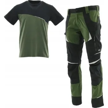Pracovní obuv Dlouhé pracovní kalhoty Keilor PRACOVNÍ ODĚV KALHOTY + TRIČKO KHAKI vel. 52