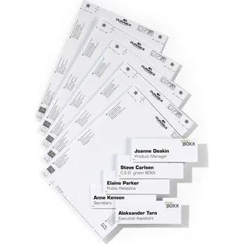 Kancelář DURABLE 4850, Door sign náhradní štítky pro informační tabulky, 50 štítků