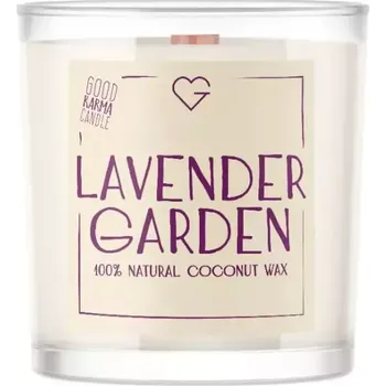 Svíčka Goodie Svíčka s dřevěným praskajícím knotem - Lavender Garden 50 g