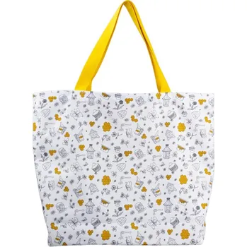 Nákupní taška Pleva Omyvatelná nákupní taška z pevné kočárkoviny, včelí svět Hanky Plevové
