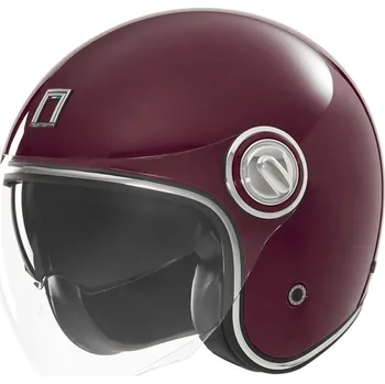 Helma na motorku Otevřená helma na motorku NOX PREMIUM Heritage bordó XS