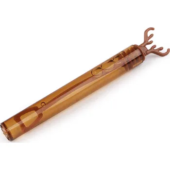 Vánoční dekorace Vánoční bublifuk sob, vločka, čepice, stromeček Varianta: 4 (4,5 ml) hnědá sob, Balení: 3 ks