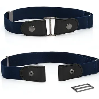 Opasek Elastický unisex opasek beze spony - Tmavě modrá