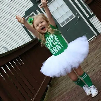 Dívčí sukně Řasená dívčí tutu sukně - 3,5 let