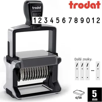 Kancelář Trodat Professional 55512 samobarvící číslovací razítko 12-místné, 5 mm